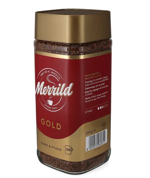 Merrild Gold instant kaffe | 200 gr.