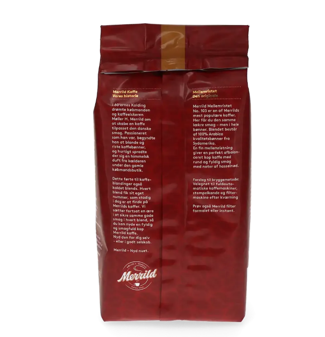 Merrild No. 103 kaffebønner | 500 gram