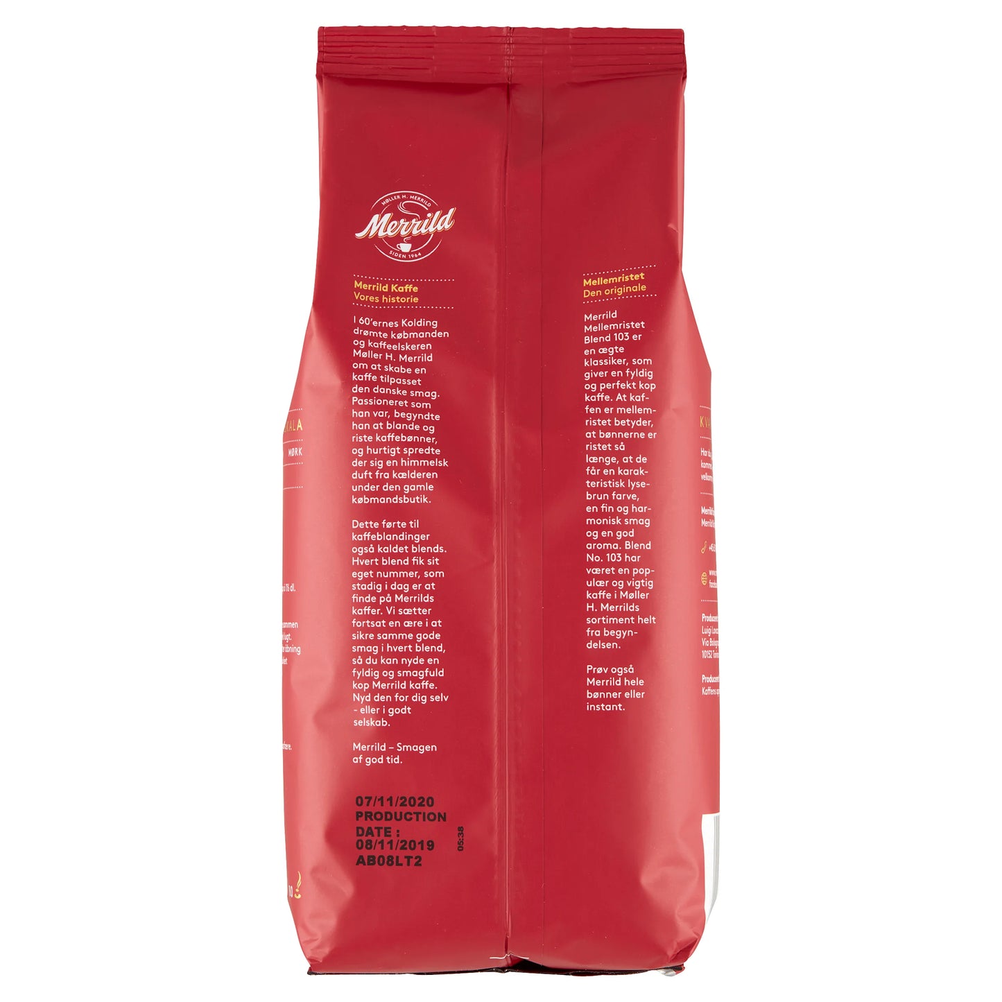 Merrild Original formalet kaffe | 500 gram