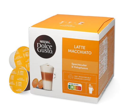 Latte Macchiato - Nescafé 16 kapsler til Nescafé Dolce Gusto