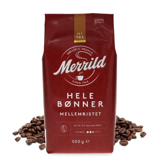 Merrild No. 103 kaffebønner | 500 gram